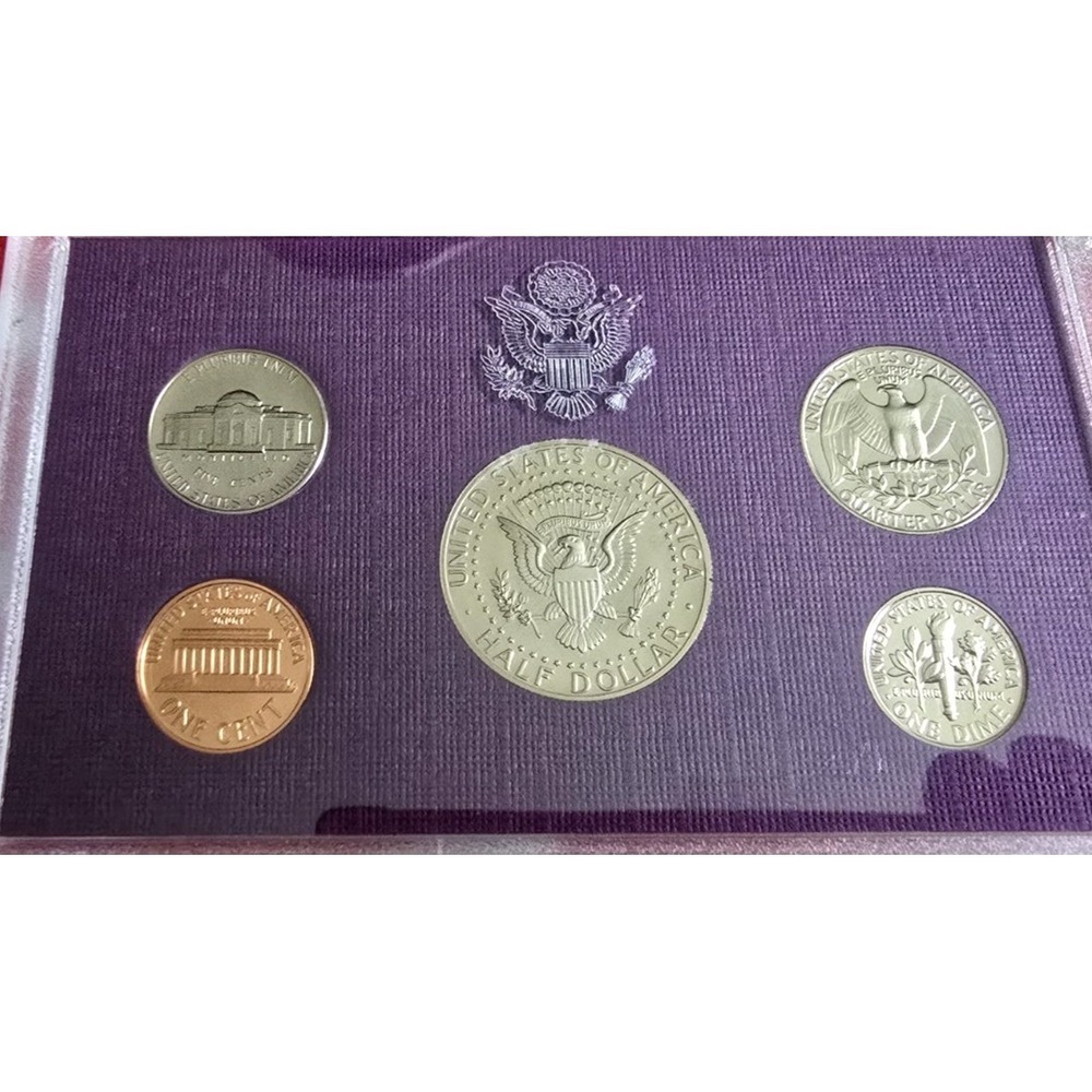 1990 S clad set United States Mint Proof Set Original Government Packaging - Picture 5 of 6